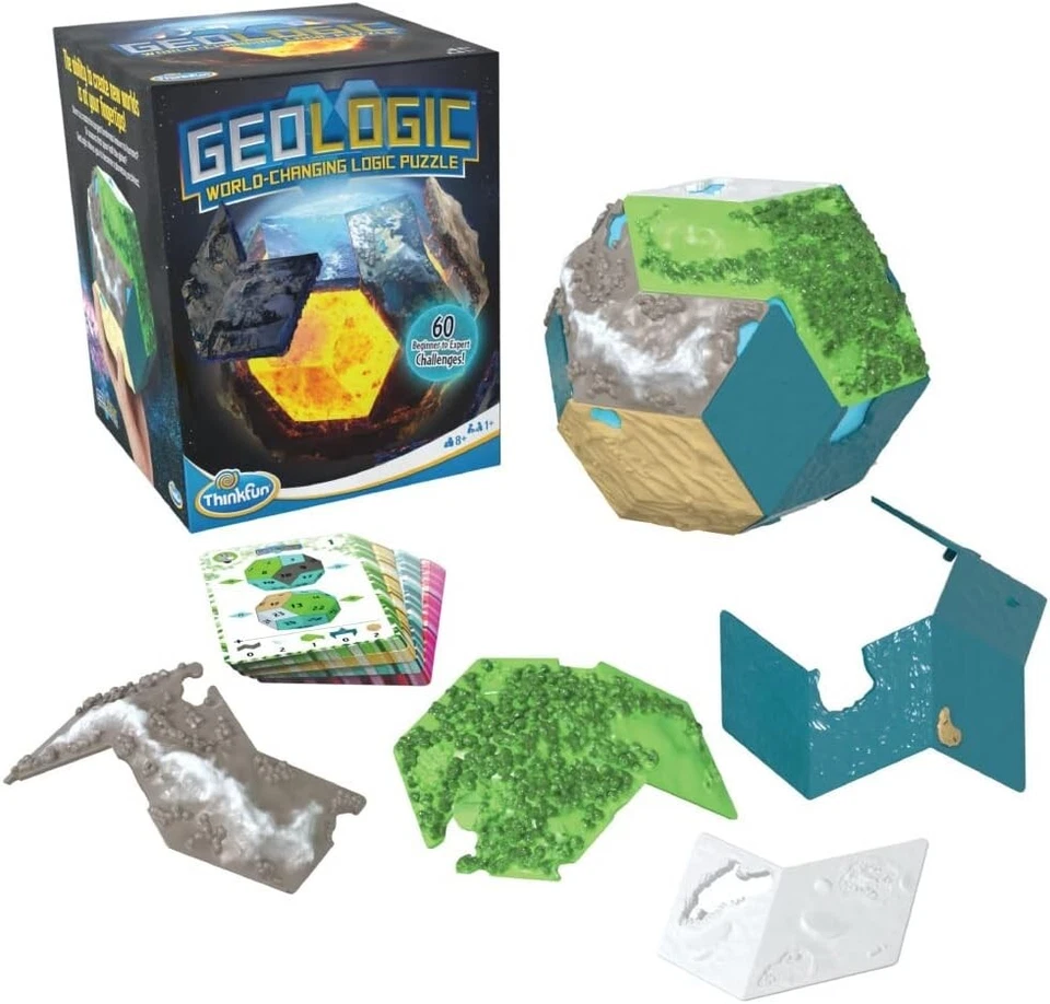 Geologic Logic Puzzles Thinkfun Brain Games for Kids and Adults Age 8+ STEM - Image 3 of 4