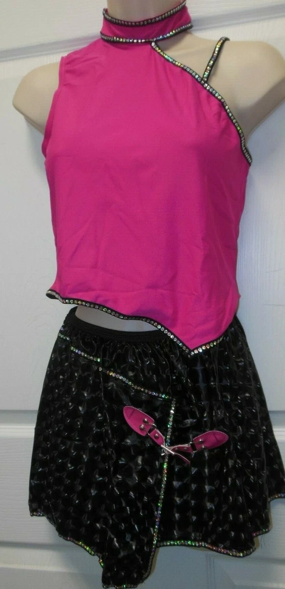 Hot pink dance costume sales