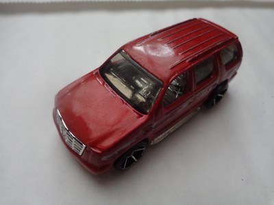 1/64 Hot Wheels - CLASSIC '07 2007 Cadillac Escalade Rot Druckguss Auto 2009