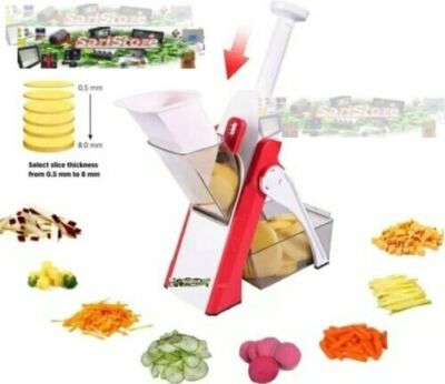 BES-28866 - Utensili Per Cucinare - - Mandolina Affetta Verdure Contenitore Verticale Taglia Julienne 30 Tagli Kit - Foto 14