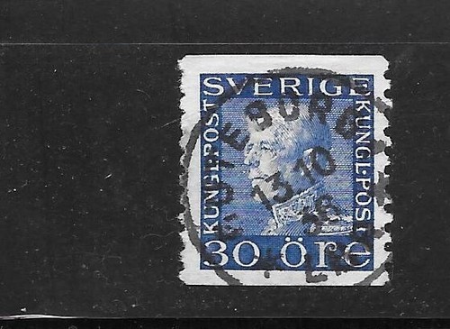 SCHWEDEN SC# 178 1923 30 ERZ KÖNIG ENDGÜLTIG POSTALISCH GEBRAUCHT ALTE KLASSISCHE BRIEFMARKE