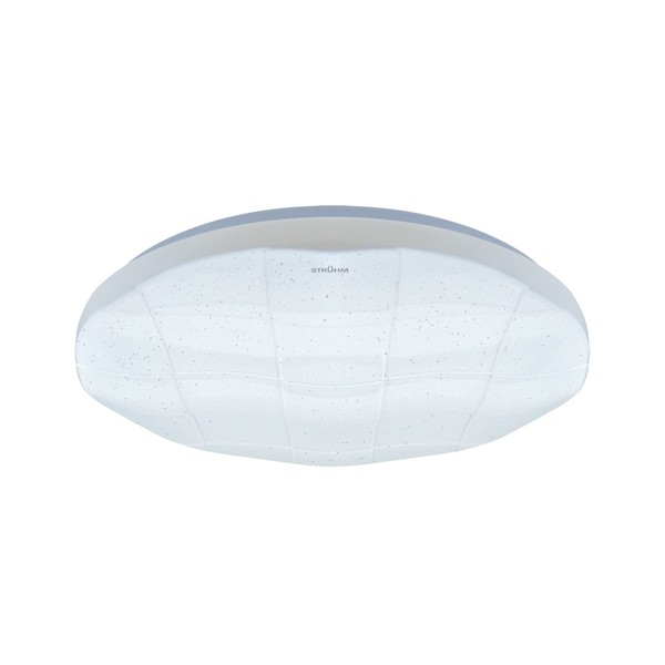 Led Deckenlampe Sternenhimmel Rund Ø 37 Cm IP44 Weiß 4000 K Deckenleuchte Bad-image