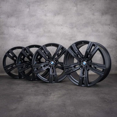 BMW 7er i7 X3 Felgen 21 Zoll G70 G45 Styling 908 M 5A19DF0 5A19DF1 schwarz matt - Bild 1 von 4