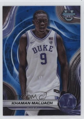 2024-25 Bowman U Best Blue Refractor /150 Khaman Maluach #46 s5q