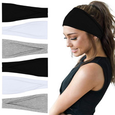 6 Pack Headbands for Women, Boho Wide Head Bands  Hair Accessories