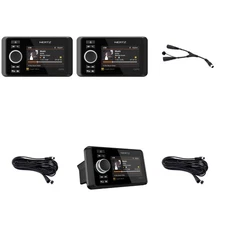 Hertz Capri H100 Marine 4.3" Color Display Media Receiver with 2 Capri HD1 Op...