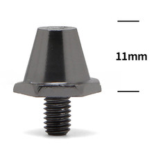 12pcs Football Studs Replacement for Soccer Boots 11mm 13mm M5 Thread Aluminum