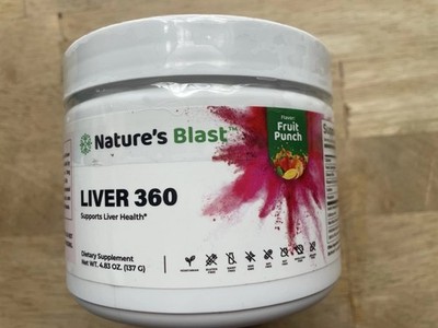 Nature s Blast Liver 360 Fruit Punch Flavor Powder Supplement Exp 01/2027