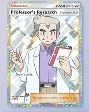 Pokemon TCG Pocket Trading Trade PROFESSOR OAK Full Art DELUXE EDITION
