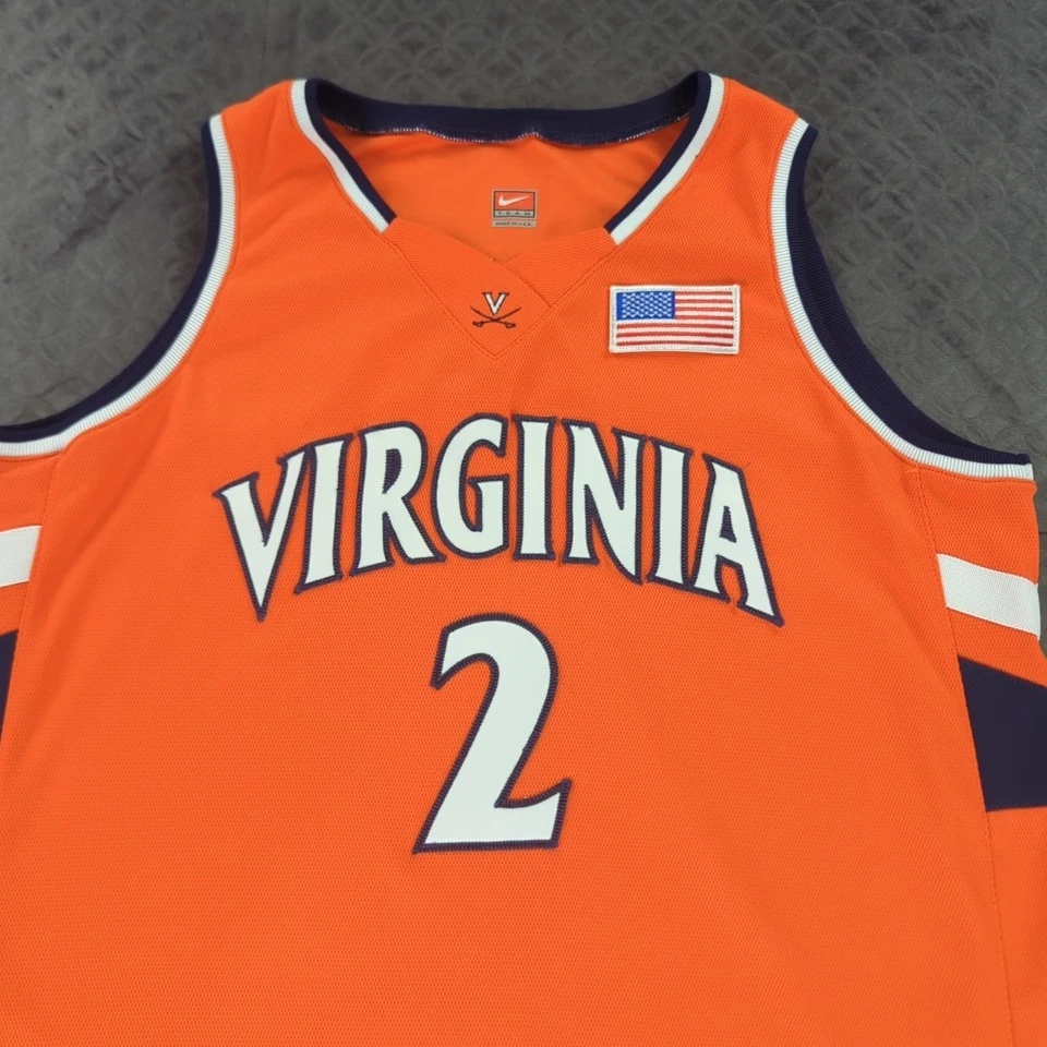 Camiseta deportiva de baloncesto de colección de los Virginia Cavaliers edición del equipo Nike para hombre 46 hecha en EE. UU. Foto 2 de 4