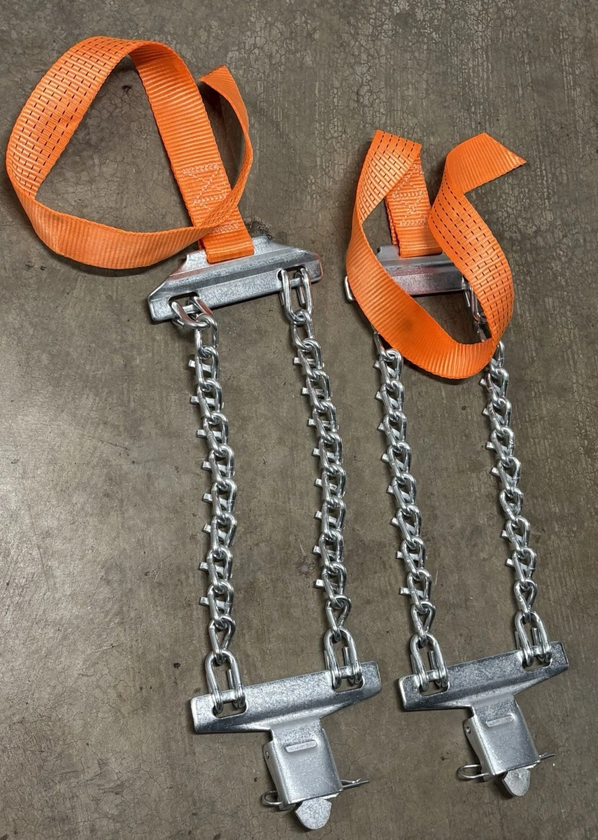 1 Pair Glacier Chains Emergency Truck Chain 19.5" To 24.5" Rim 6086V photo 1