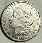 1882-CC Carson City Morgan silver dollar. AU, cleaned or dipped. #nkr2