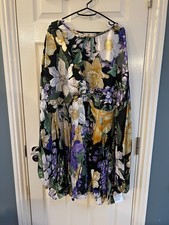 ASOS Edition Curve Floral Swing Mini Dress UK 24 Plus Size