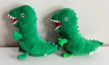 Lot of 2 Peppa Pig George's Dinosaur 8" Plushies
