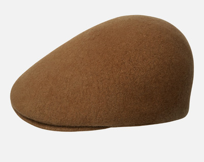 KANGOL ORIGINAL 507 SEAMLESS WOOL CAP FLATCAP SCHIEBERMÜTZE MÜTZE KARAMELL NEU