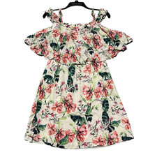 Anthropologie Sanctuary Monaco Floral Cold Shoulder Dress Medium Multicolor