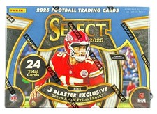 2025 Panini Select Football Hobby Blaster Box #TSC