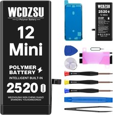 Replacement Battery for iPhone 12 Mini 2520mAh High Capacity New 0 Cycle No Pop