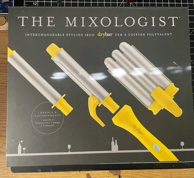 BRAND NEW Drybar The Mixologist Interchangeable Curling Iron Set 3 Barrels Ionic