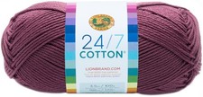 Lion Brand 761-143 24/7 Cotton Yarn-Lilac 3Pk 