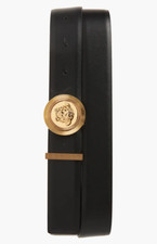 Biggie Medusa Leather Belt