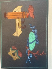 Les Laques du Coromandel vintage litho 1922