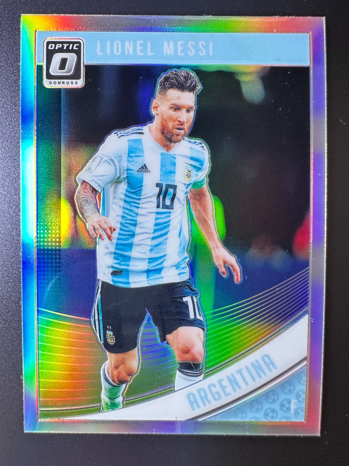 2018-19 Panini Donruss Soccer Optic Silver Prizm - Lionel Messi Argentina#88 view 1