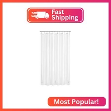 Mrs Awesome 72x108 Extra Long Shower Curtain Liner with Magnets, Frost