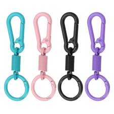 Keychain Clips with O Rings Quick Release Key Chain Ring Key Hook for Car Key