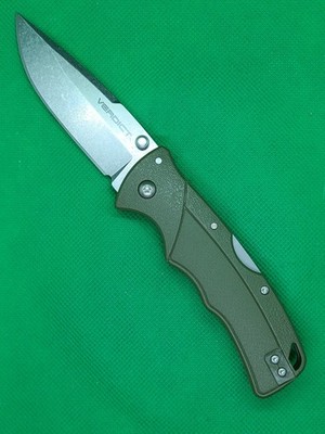 Cold Steel Verdict C3SPSS OD Green Lockback Stainless Pocket Knife