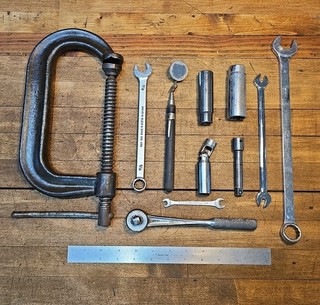 Vintage SNAP ON MAC WILLIAMS TOOLS Mixed Lot Wrenches SOCKETS Clamp TOOL Lot ☆US