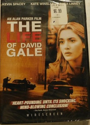 THE LIFE OF DAVID GALE Kevin Spacey DVD NEW/SEALED-BUY any 2 DVDs -Get 1 Free!