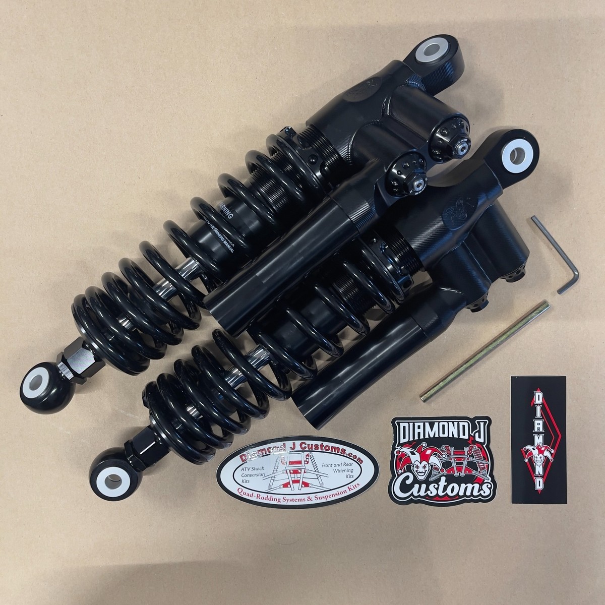 DIAMOND Yamaha Grizzly/Kodiak 700/450/350 Adjustable Front Shocks