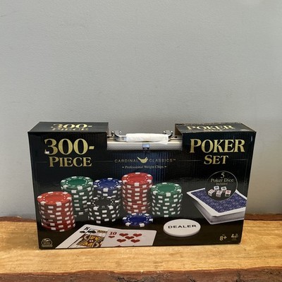 Cardinal Classics 300-Piece Poker Set,Dual-Toned,11.5g, NIB!