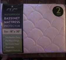 Joey  Joan Waterproof Bassinet Mattress Pad Cover for HALO BassiNest 2 Pack 