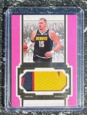 NIKOLA JOKIC 2025-26 TOPPS DEFINITIVE GAME USED PATCH PINK /15 #DPC-NJ Q7372