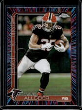 2025 Topps Chrome Tyler Allgeier Neon Pulse Refractor #17 Falcons