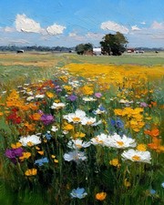 Paint by Numbers for Adults Beginner, Flowers Landscape Adult Paint by Number...