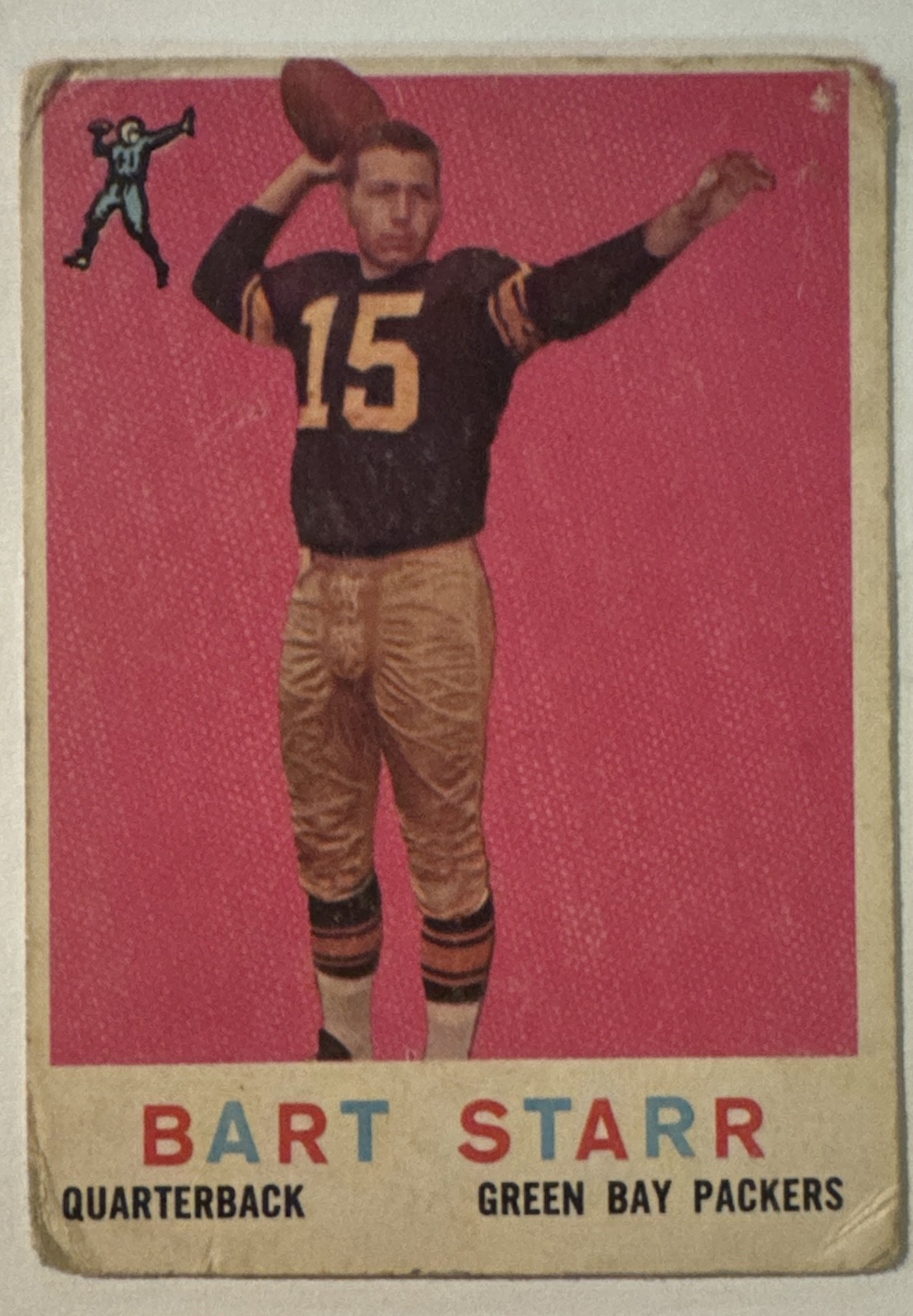 1959 Topps #23 Bart Starr — Packers HOF
