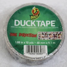 Duck Tape One Direction Band RARE Limited Edition 1.88 in X 10 yds (1 Roll)