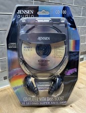 Jensen Audio CD-100 Portable Personal CD Player W/ Headphones Factory Sealed VTG