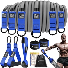 Heavy Resistance Bands for Working Out, 350Lbs/450Lbs Exercise Bands with Handle