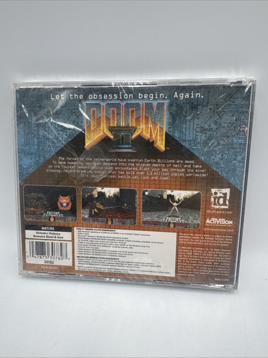 【極美品/完品】PCゲーム DOOM II for Windows 95 Doom II (PC, 1994) | Compra online en eBay