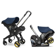 Doona Car Seat & Stroller, Deep Blue - All-in-One Travel System 