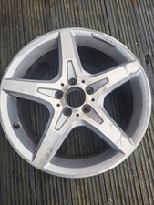 For sale is a genuine Mercedes-Benz AMG alloy wheel manufactured by Ronal.