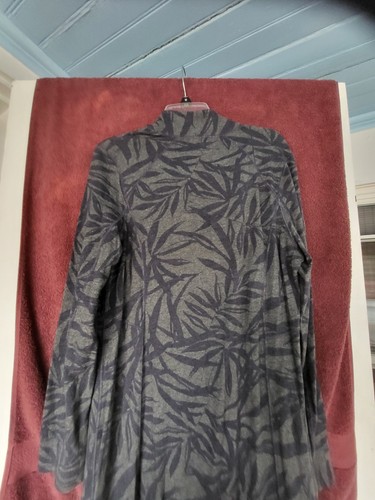 Tommy Bahama Sweatshirtkleid Damen L grau 1/4 Zip Athleisure Langarm - Bild 6 von 10