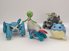 Pokemon Moncolle Figures Lot - Spheal, Gardevoir, Metagross, Salamence, Aggron