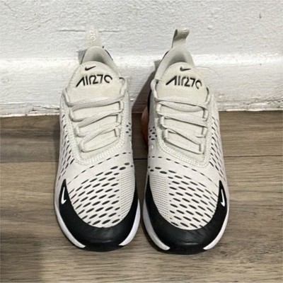 Nike Air Max 270 White Black Pink Mesh Running Sneakers Low Top Athletic Shoes