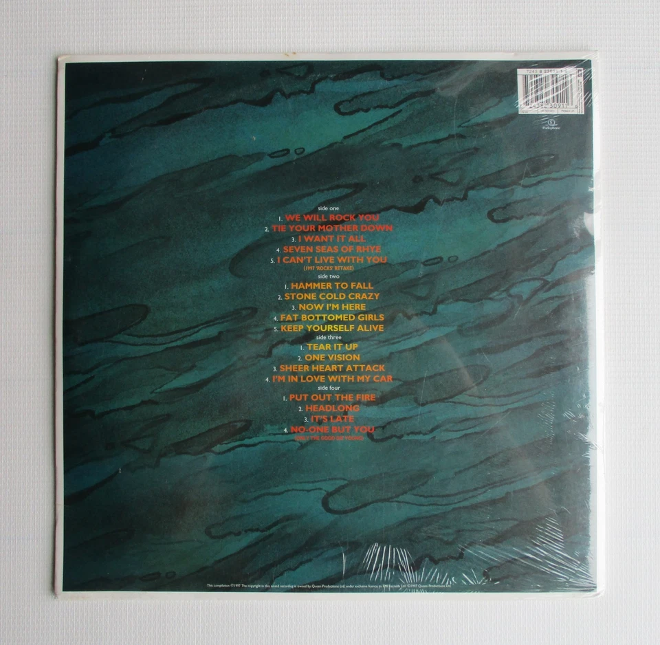 Queen Rocks SEALED 1997 Double Vinyl (2 x LP) UK 1st Pressing Album Record - Image 2 of 4