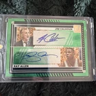 2025-26 Panini Donruss Ray Allen Jim Calhoun FOTL Black Green Auto Autograph #/6